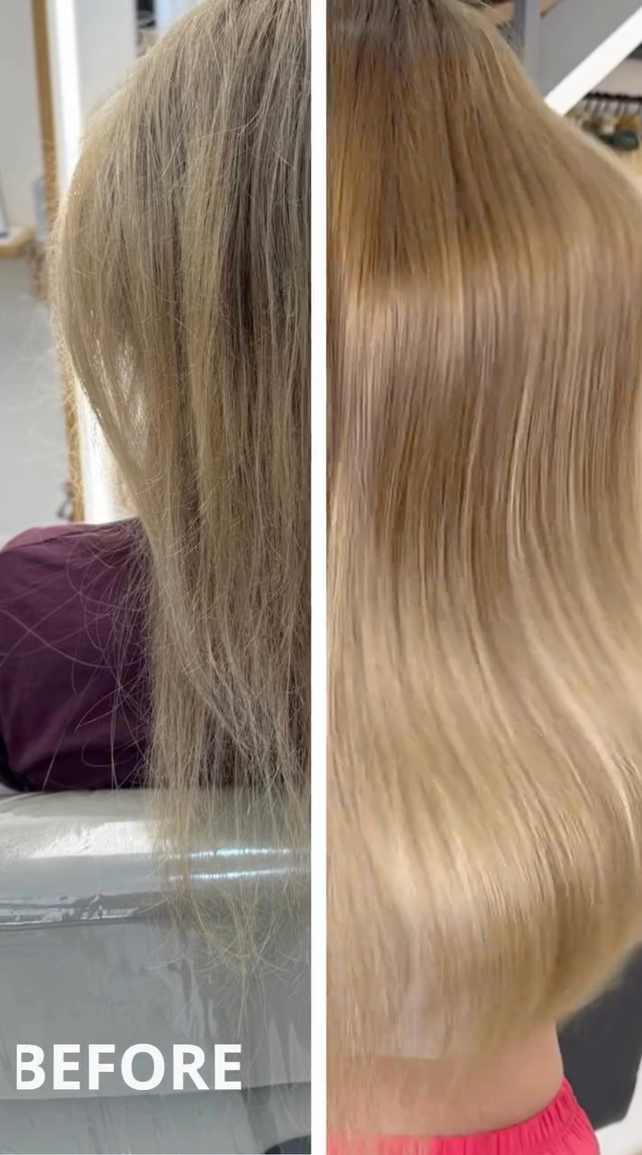 Плавный переход цвета при наращивании